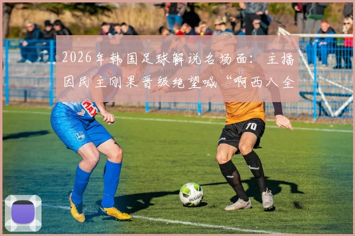 2026年韩国足球解说名场面:主播因民主刚果晋级绝望喊“啊西八全完了”,披萨梗火爆出圈原因解析